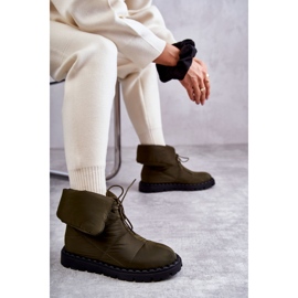 Botas de mujer material aislante Emelie Verde 6