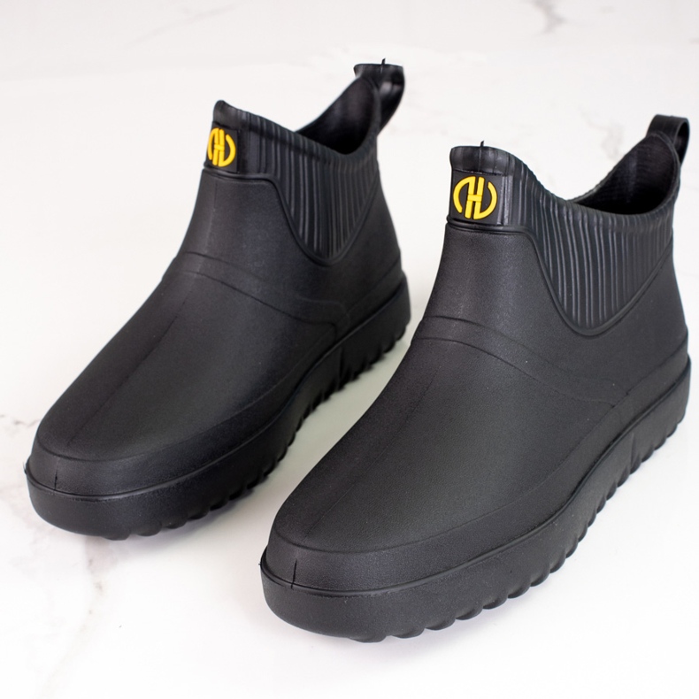 Botas de agua bajas de hombre Shelovet negro 1