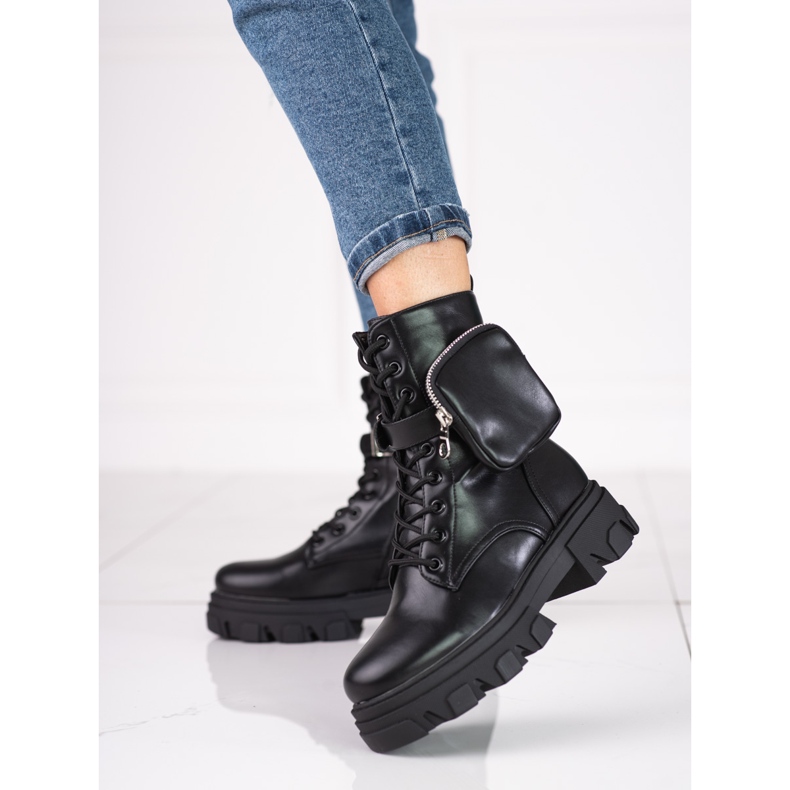 Trabajadoras con bolsillo Shelovet negro 2