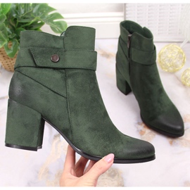 Botas cálidas mujer ante verde Laura La.Fi 1