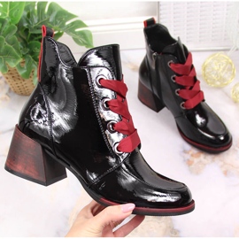 Botas aislantes mujer barnizadas negro negro Vinceza JAN147A 1