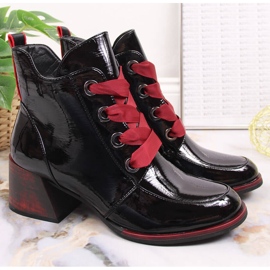 Botas aislantes mujer barnizadas negro negro Vinceza JAN147A 2