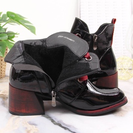 Botas aislantes mujer barnizadas negro negro Vinceza JAN147A 3