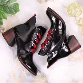 Botas aislantes mujer barnizadas negro negro Vinceza JAN147A 4