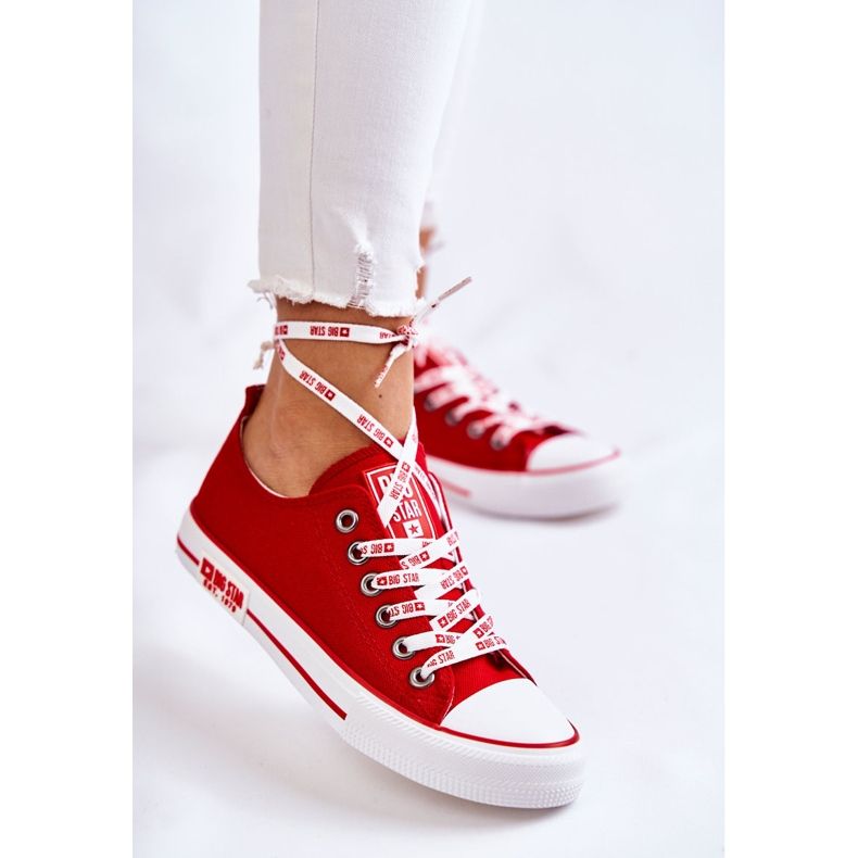 Sneakers Material Mujer Big Star KK274104 Rojo 1