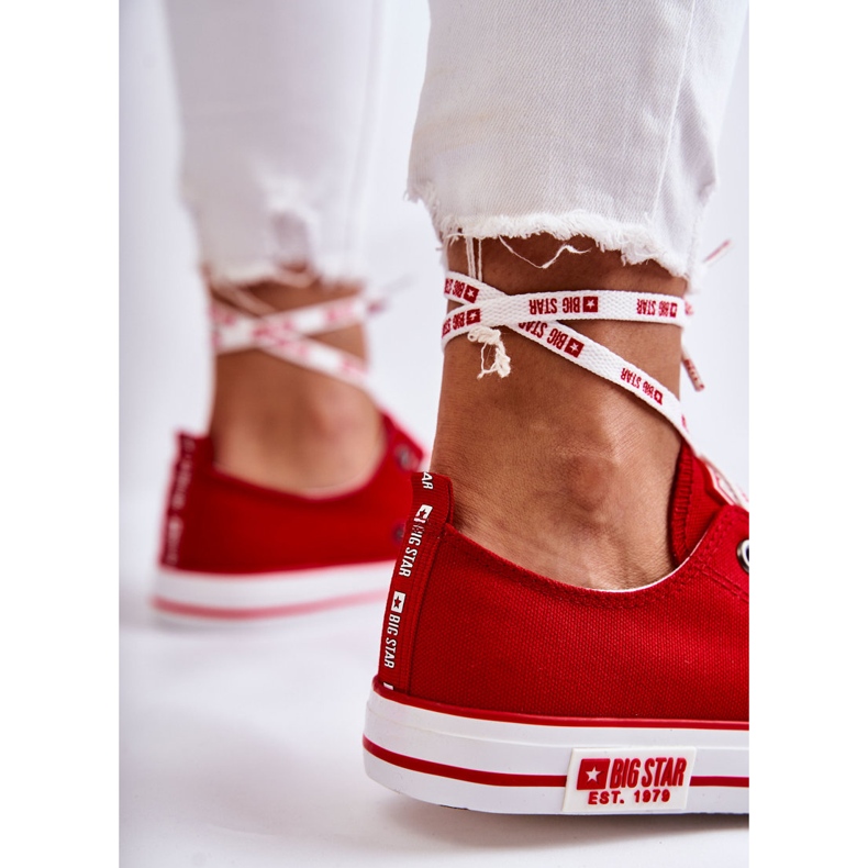 Sneakers Material Mujer Big Star KK274104 Rojo 2