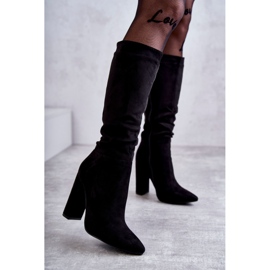 Botas Tressa Clásicas Ante Negras negro 1