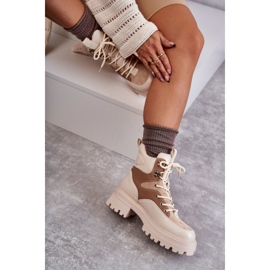 PS1 Botas Calientes Trappers Beige-Marrón Settimo multicolor 2