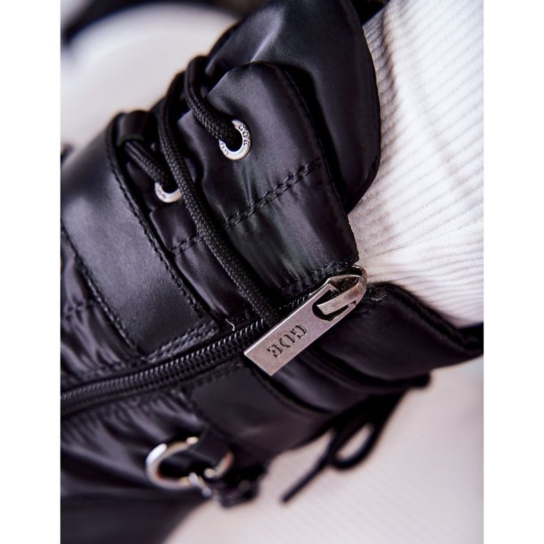 Botas de Nieve Mujer Con Cadena GOE KK2N4018 Negro 2 Botas de Nieve Mujer Con Cadena GOE KK2N4018 Negro 2