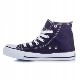 New Age Zapatillas altas atadas violeta 6