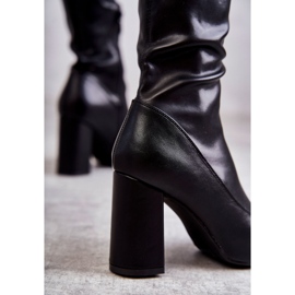 FS1 Botas Tacón Piel Negro Casto 3