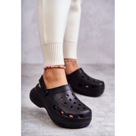 FS1 Pantuflas Crooks De Mujer En Espuma Negra Coline negro 1