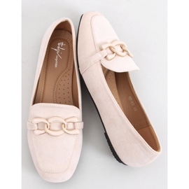 Mocasines mujer Carla Nude beige 5