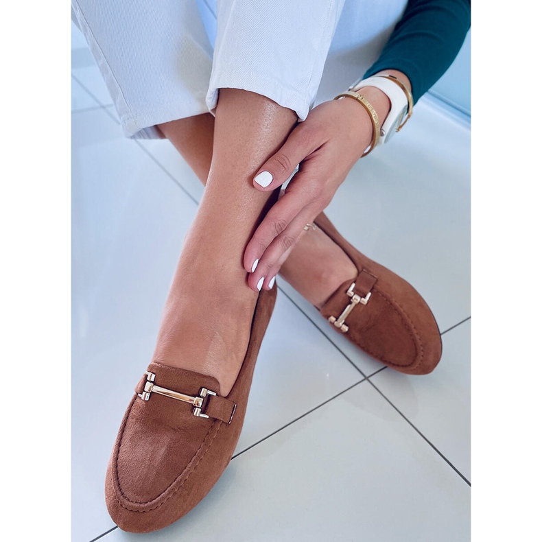 Mocasines mujer Kubra Camel marrón 1