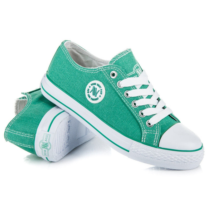 Zapatillas New Age verde 1