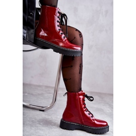 S.Barski Botas Mujer Rojo Kognito 10