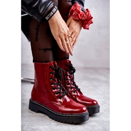 S.Barski Botas Mujer Rojo Kognito 1