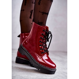S.Barski Botas Mujer Rojo Kognito 3