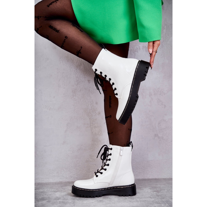 S.Barski Botas de Mujer Blancas Kognito blanco 1