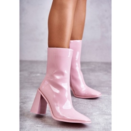 FS1 Botas Mujer Charol Rosa Margit 1