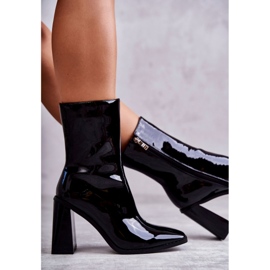 FS1 Botas Mujer Charol Negro Margit 3