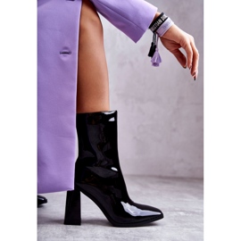 FS1 Botas Mujer Charol Negro Margit 5