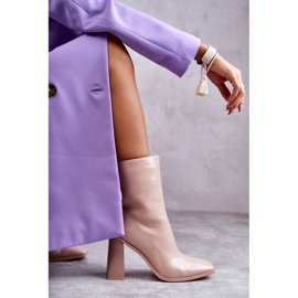 Botas Mujer Charol Beige Margit 8