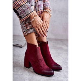 PL4 Botines Clásicos Ante La.Fi 260035WI-SU Burdeos rojo multicolor 2