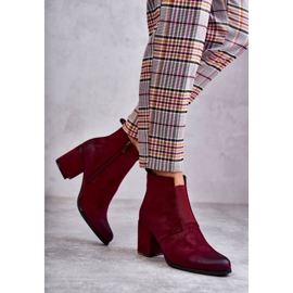 PL4 Botines Clásicos Ante La.Fi 260035WI-SU Burdeos rojo multicolor 1