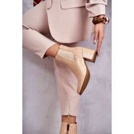 Botines Piel Serpiente La.Fi 260038BE-XC Beige 8