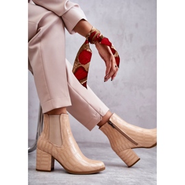 Botines Piel Serpiente La.Fi 260038BE-XC Beige 2