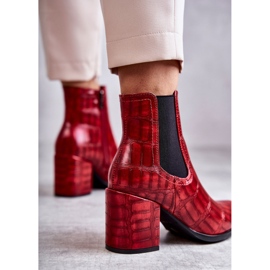 PL4 Botas Ecopiel Serpiente La.Fi 260038R-XC Rojo 4