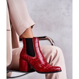 PL4 Botas Ecopiel Serpiente La.Fi 260038R-XC Rojo 9