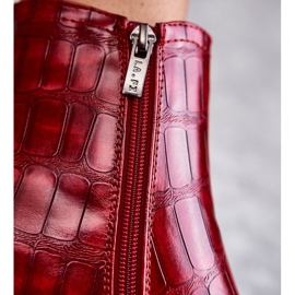 PL4 Botas Ecopiel Serpiente La.Fi 260038R-XC Rojo 1 PL4 Botas Ecopiel Serpiente La.Fi 260038R-XC Rojo 1