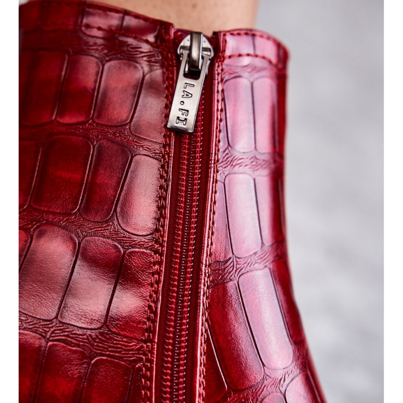 PL4 Botas Ecopiel Serpiente La.Fi 260038R-XC Rojo 1 PL4 Botas Ecopiel Serpiente La.Fi 260038R-XC Rojo 1