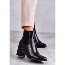 PL4 Botines piel serpiente La.Fi 260038B-XC Negro 1