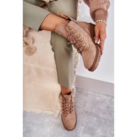 S.Barski Botas Telma Mujer Clásicas Ante Beige 8