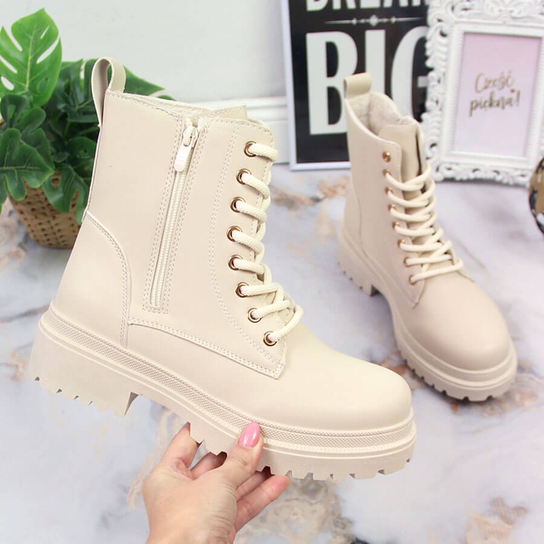 Botas cálidas mujer beige eVento 1 Botas cálidas mujer beige eVento 1