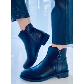 Botas planas mujer Niamh Negro 5