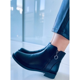 Botas planas mujer Niamh Negro 2