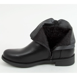 Botas planas mujer Niamh Negro 4