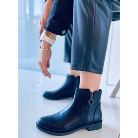 Botas planas mujer Niamh Negro 6