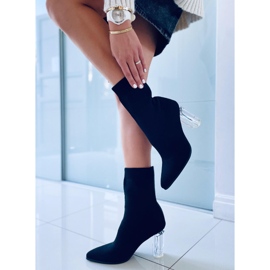 Botines negros tacón Carolyn 2