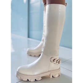 Botas de montar de Haylie Beige 1