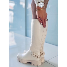 Botas de montar de Haylie Beige 2