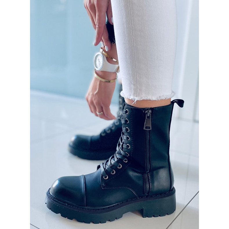 Botas Militares Lauper Negro 1