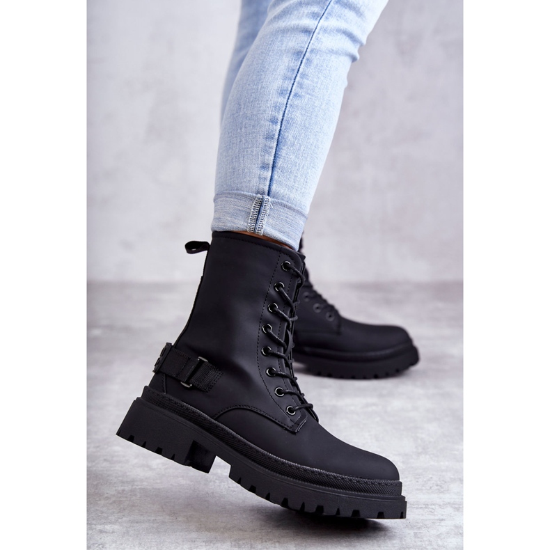 Botas Calientes De Mujer Negras Con Cremallera Fabiola negro 1