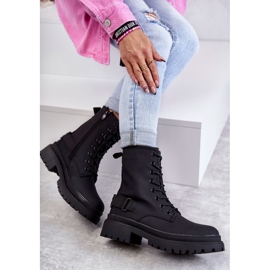Botas Calientes De Mujer Negras Con Cremallera Fabiola negro 6