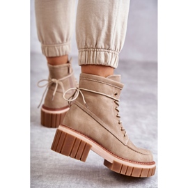 Botas Calientes De Mujer De Moda Beige Gerda 2