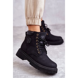Botas Calientas Piel Negro Felizia 1